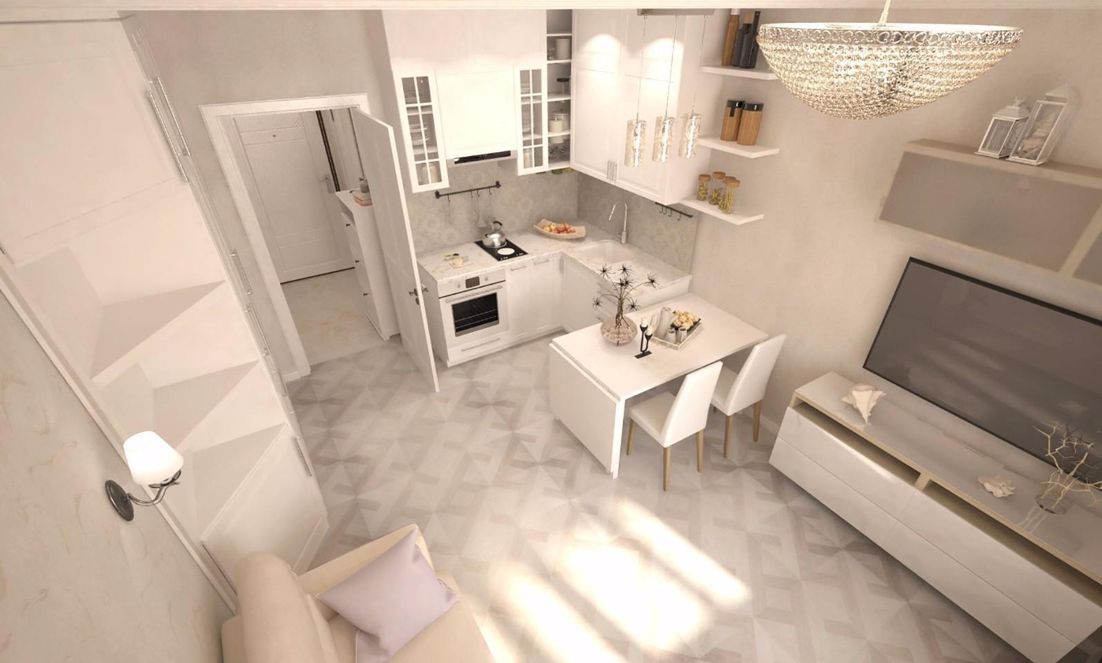 Фото №4: Студия 25 м² - Краснодар, ЖК Урал, Карасунский внутригородской округ, Камвольно-суконный Комбинат, мкр. жилой комплекс Ural, ул. Уральская, 87/7