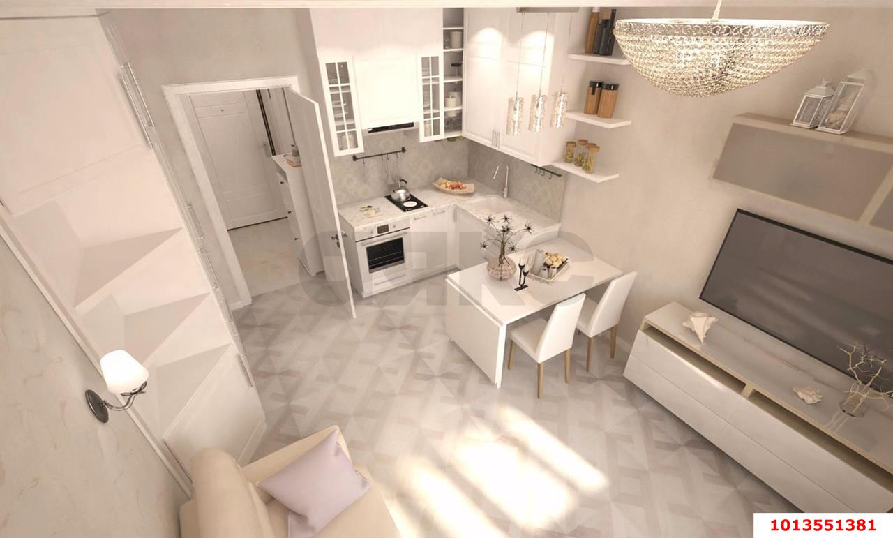 Фото №4: Студия 25 м² - Краснодар, ЖК Урал, Карасунский внутригородской округ, Камвольно-суконный Комбинат, мкр. жилой комплекс Ural, ул. Уральская, 87/7