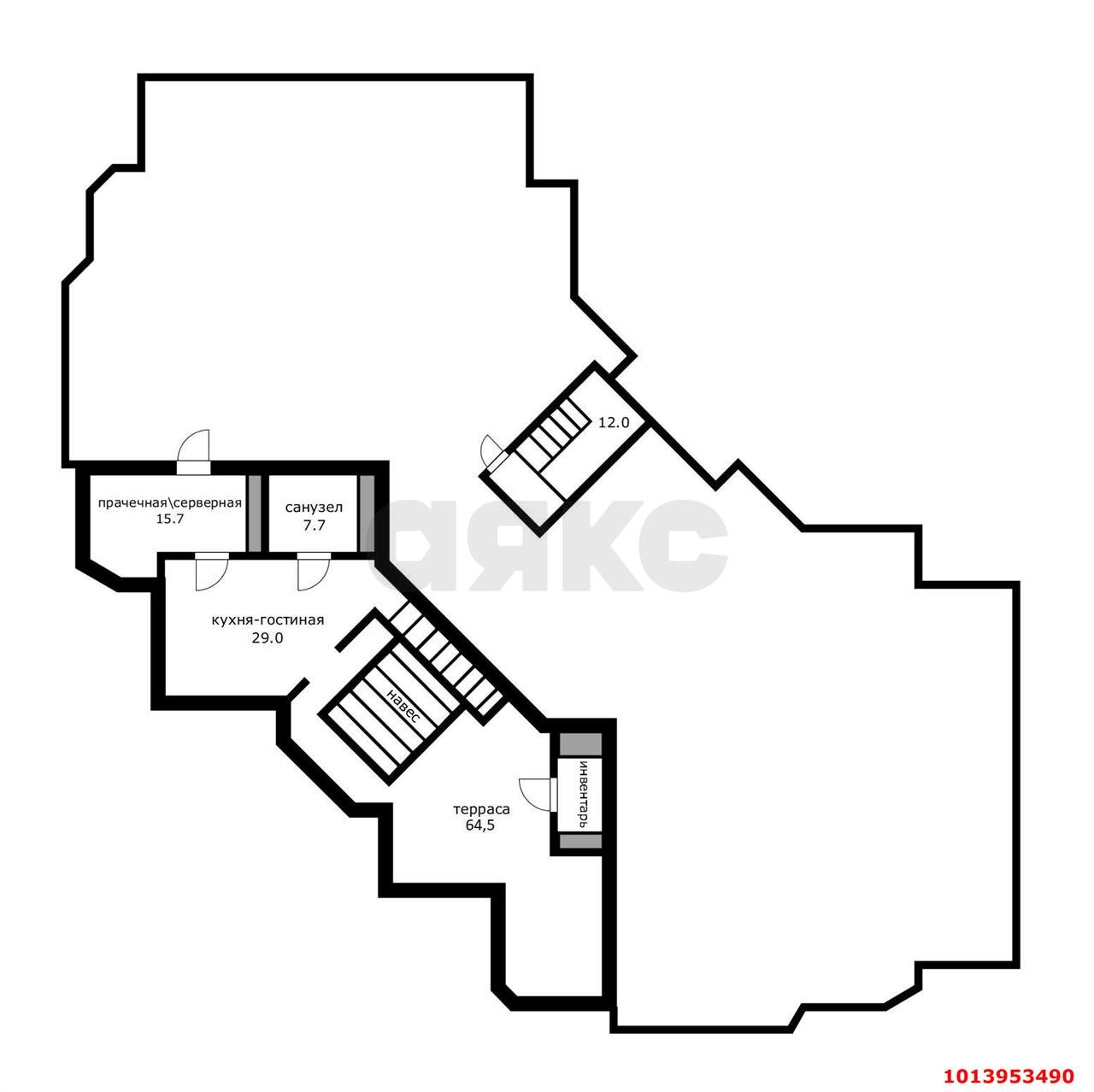 Фото №50: Пентхаус 329 м² - Краснодар, Прикубанский внутригородской округ, Солнечный, мкр. Фестивальный, ул. Яна Полуяна, 47
