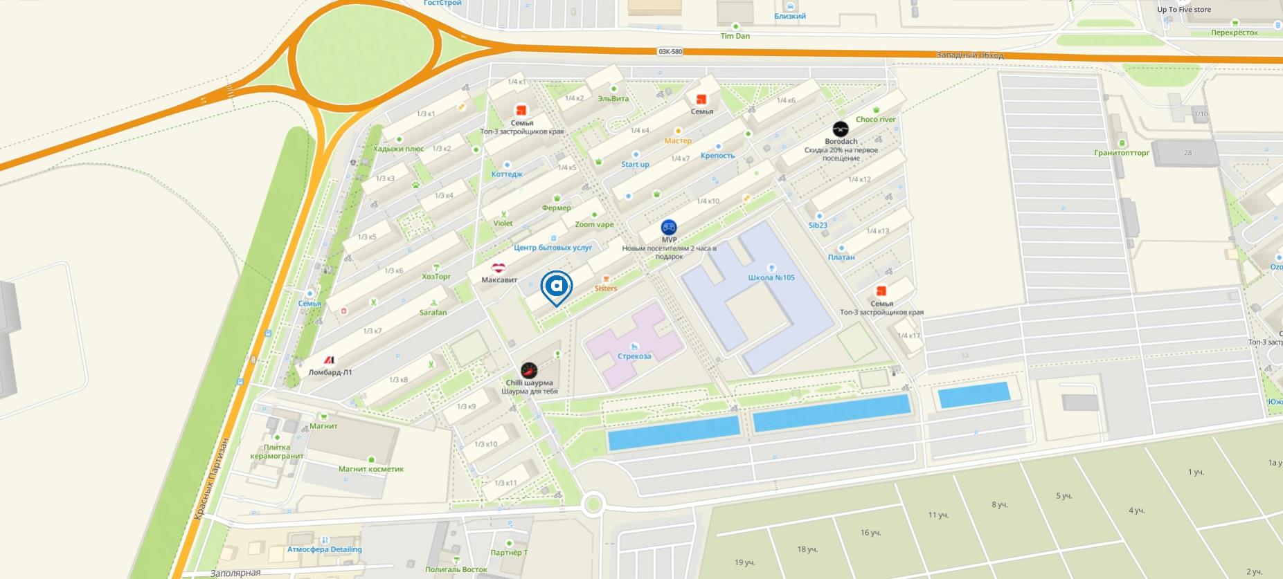 Фото №7: Коммерция 64 м² - Краснодар, Прикубанский внутригородской округ, Славянский, мкр. Светлоград, ул. Красных Партизан, 1/4к11