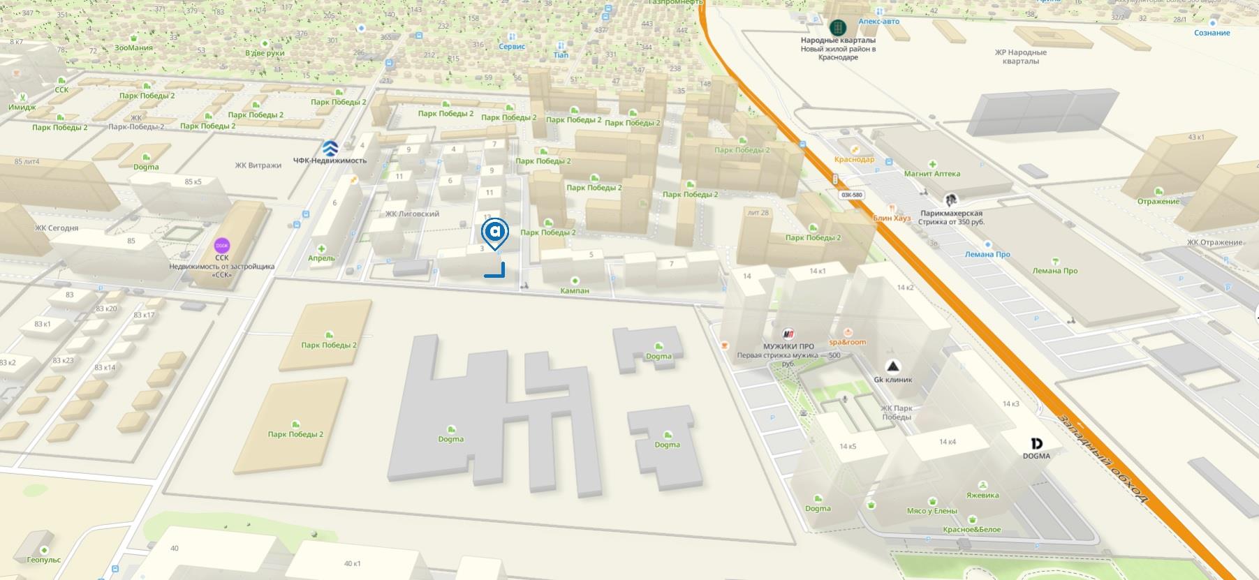 Фото №8: Коммерция 171 м² - Краснодар, Прикубанский внутригородской округ, мкр. жилой комплекс Лиговский, ул. Героя Пешкова, 3