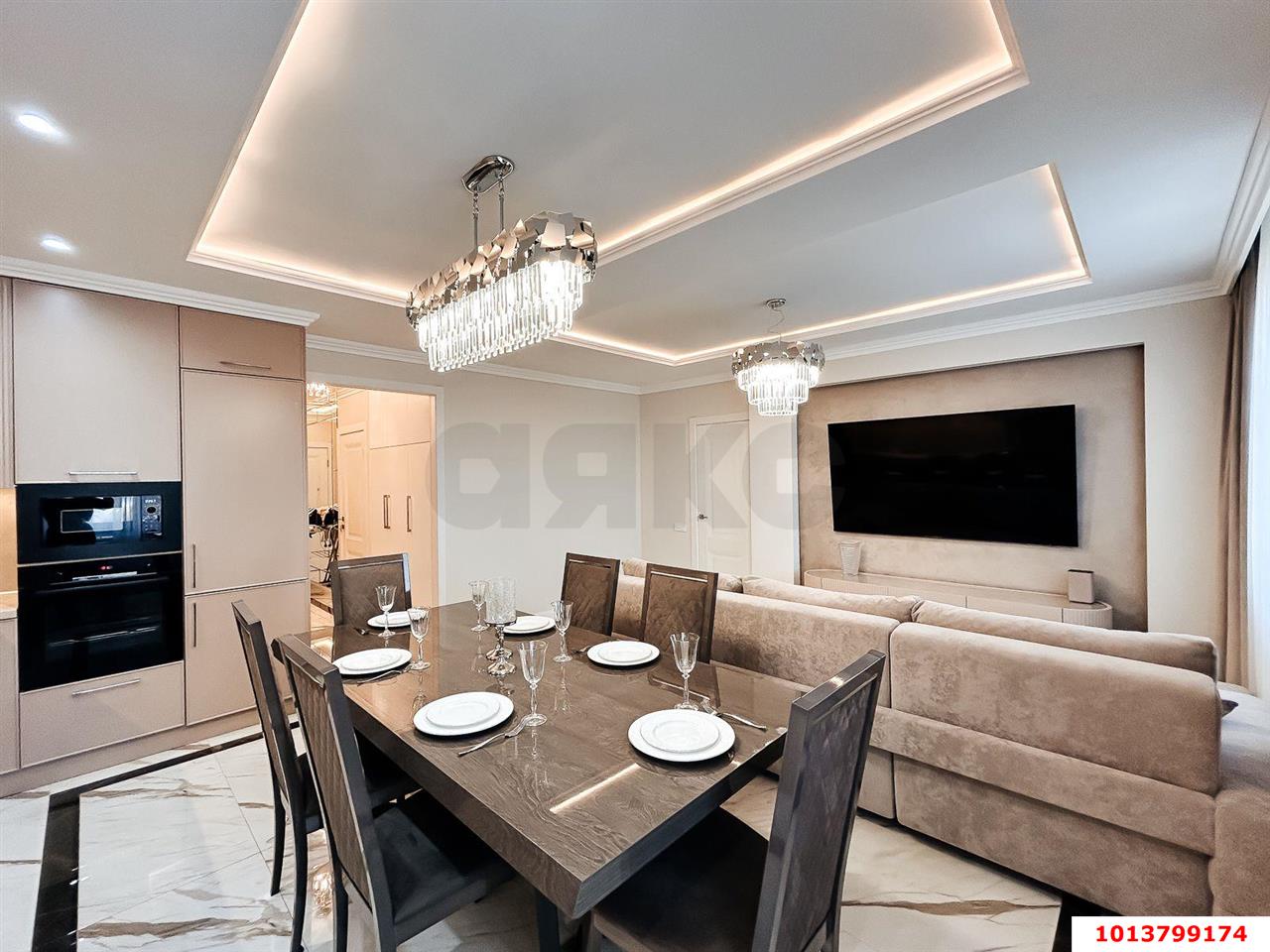 Фото №10: 3-комнатная квартира 75 м² - Краснодар, Западный внутригородской округ, Фестивальный, мкр. жилой комплекс Маршал, ул. Гаражная, 87