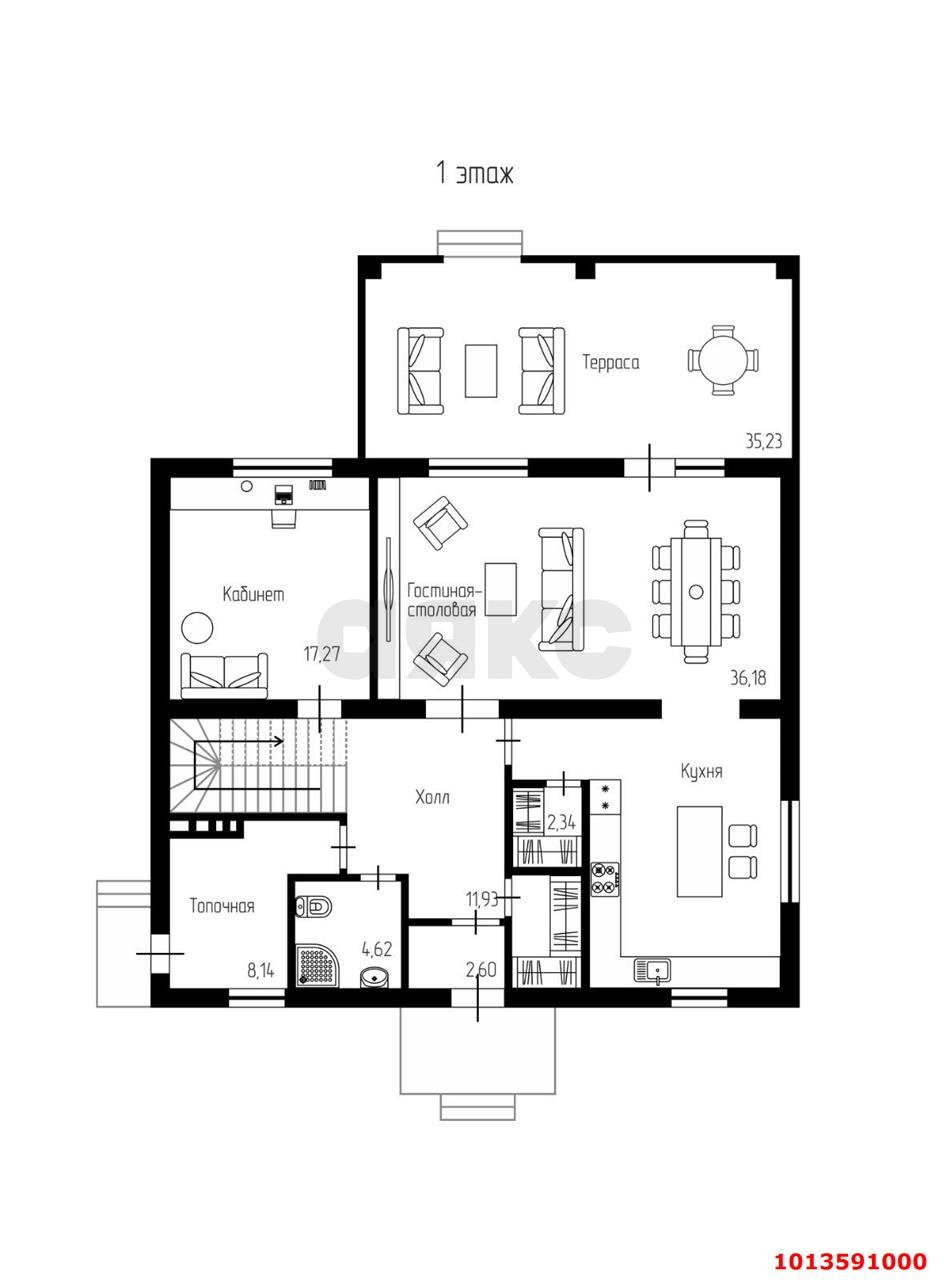 Фото №17: Дом 273 м² + 6 сот. - Краснодар, ул. Фёдора Русанова, 31