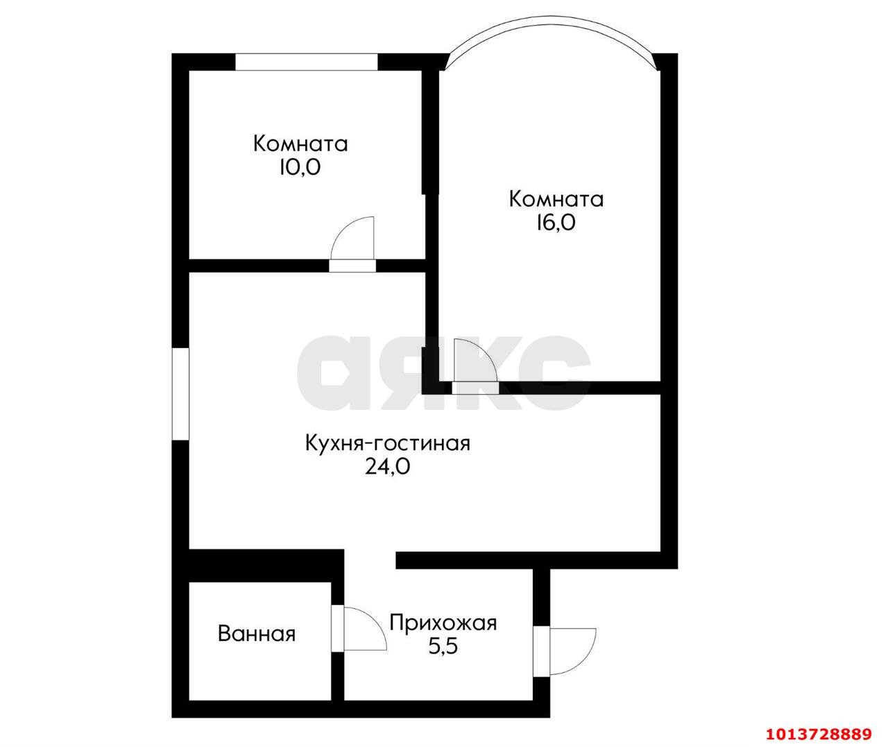 Фото №15: 2-комнатная квартира 60 м² - Краснодар, Солнечный, ул. Казбекская, 16/1