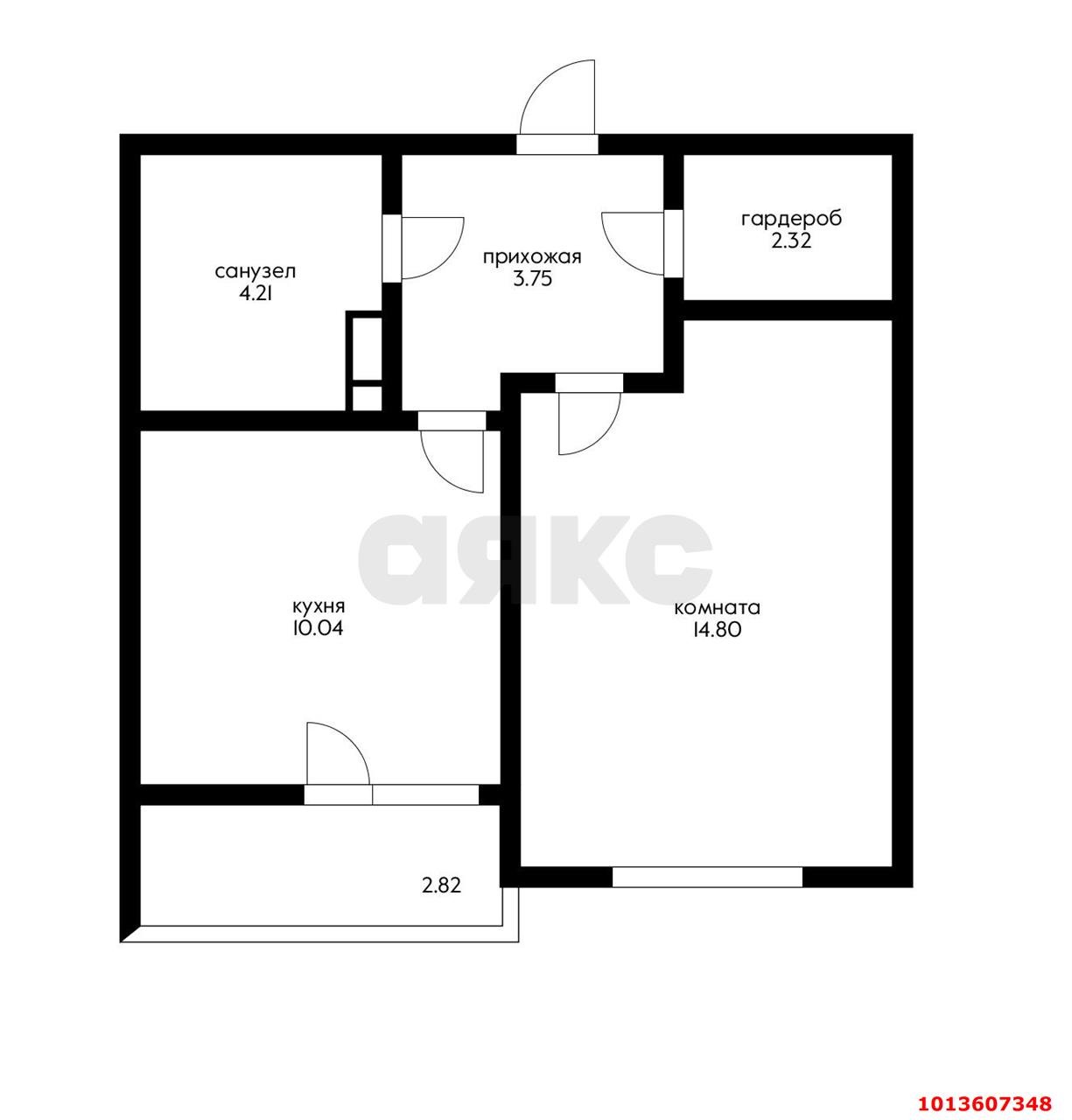 Фото №14: 1-комнатная квартира 38 м² - Краснодар, Прикубанский внутригородской округ, городской квартал Левада, мкр. Плодородный-2, ул. Константиновская, 5