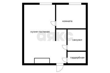 Фото №2: 1-комнатная квартира 33 м² - Новая Адыгея, мкр. жилой комплекс Баланс, ул. Береговая, 1А