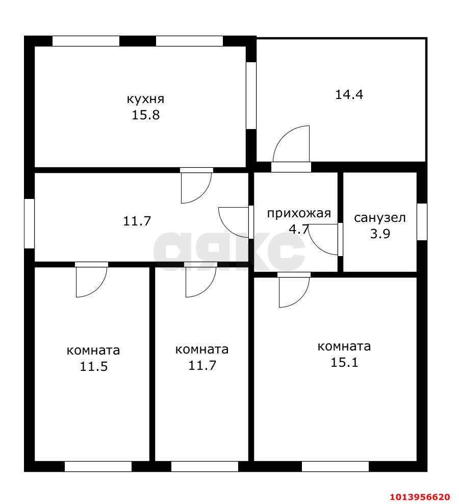 Фото №2: Дом 98 м² + 6.38 сот. - Авангард, Прикубанский внутригородской округ, ул. Садовая, 141