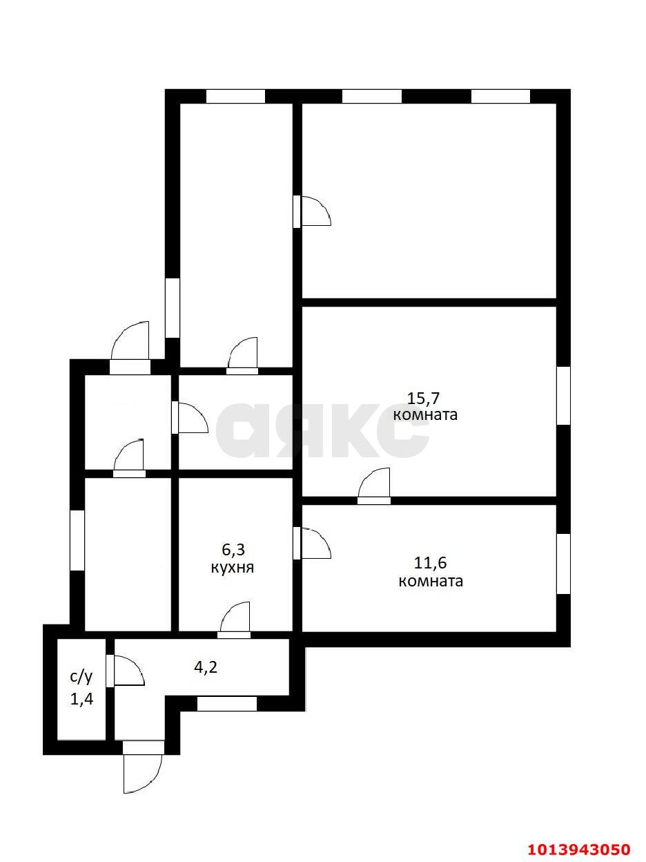 Фото №7: Часть дома 39 м² + 1.5 сот. - Краснодар, Пашковский, 