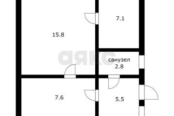 Фото №1: Часть дома 38 м² - Краснодар, мкр. Дубинка, ул. КИМ, 55