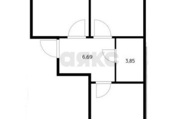 Фото №1: 2-комнатная квартира 80 м² - Краснодар, мкр. Любимово, 2