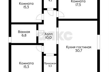 Фото №1: Дом 107 м² - Знаменский, ст Чайка, ул. Цветочная, 52