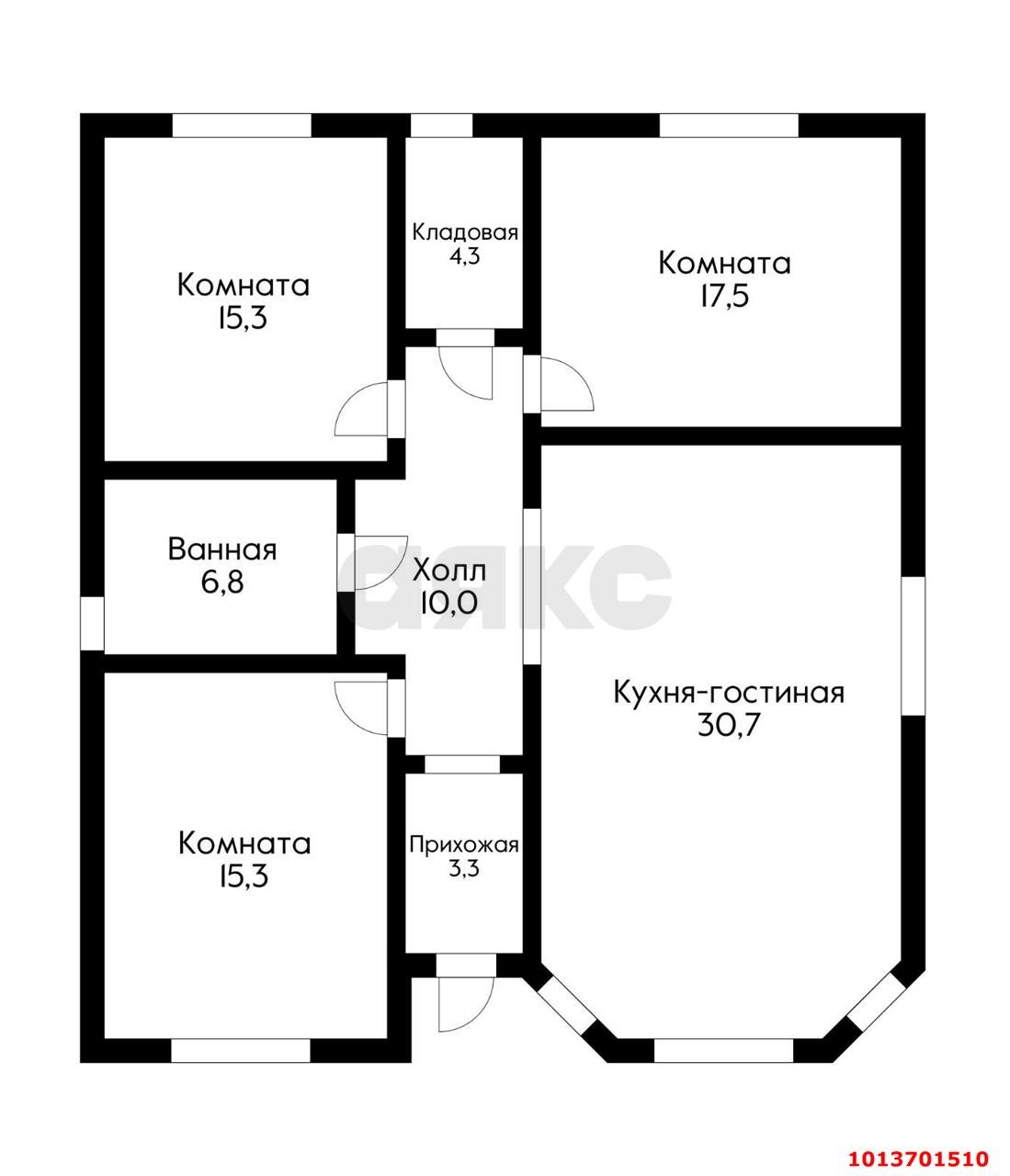Фото №1: Дом 107 м² + 4.02 сот. - Знаменский, Чайка, ул. Цветочная, 52