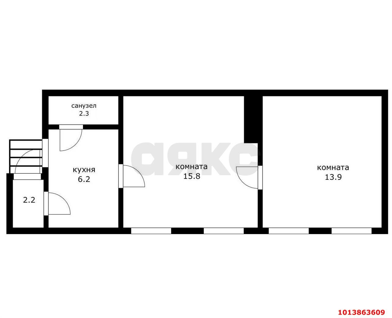 Фото №8: 2-комнатная квартира 40 м² - Краснодар, Центральный, ул. Коммунаров, 118