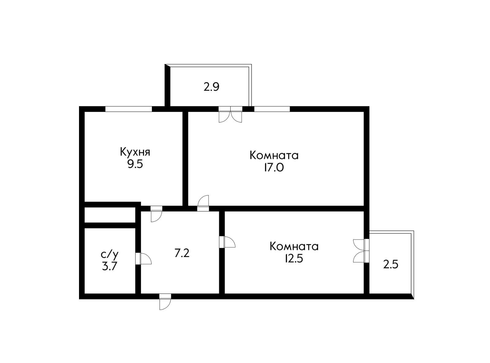 Фото №10: 2-комнатная квартира 50 м² - Краснодар, Пашковский, мкр. Карасунский внутригородской округ, ул. Бородинская, 152/А