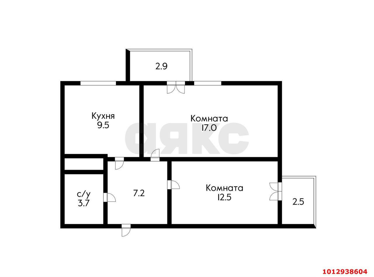 Фото №10: 2-комнатная квартира 50 м² - Краснодар, Пашковский, ул. Бородинская, 152/А