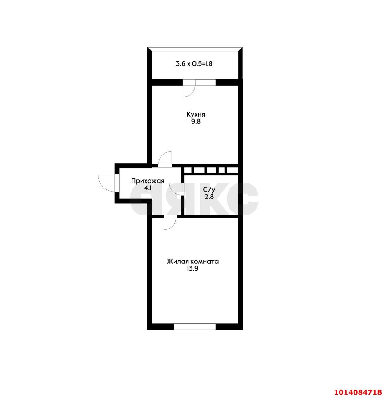 Фото №16: 1-комнатная квартира 33 м² - Краснодар, Прикубанский внутригородской округ, мкр. жилой комплекс Грани, ул. Западный Обход, 45к4
