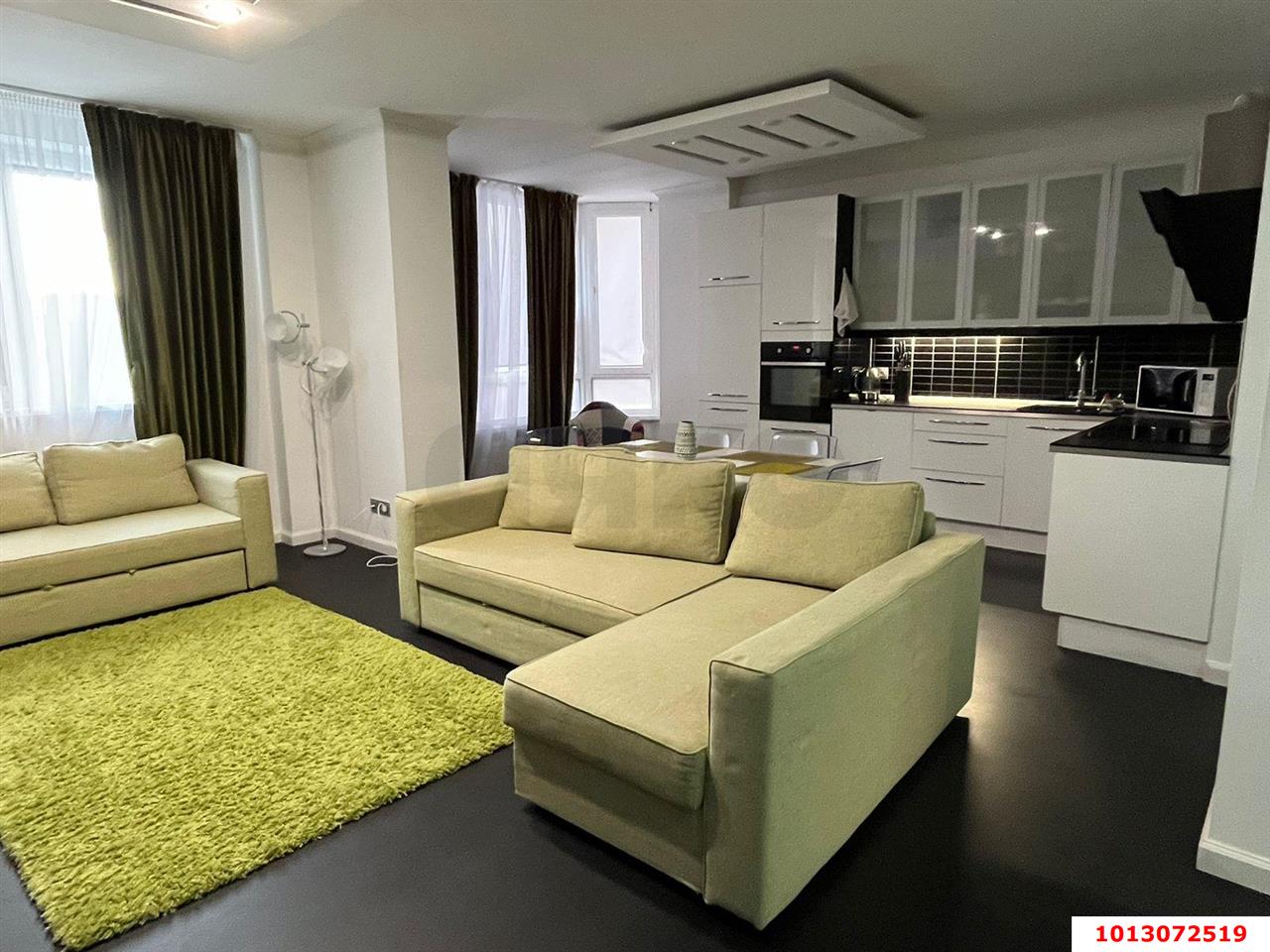 Фото №1: 1-комнатная квартира 52 м² - Краснодар, Прикубанский внутригородской округ, мкр. Славянский, ул. Красных Партизан, 109/1