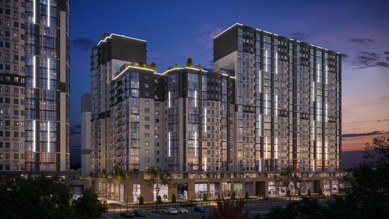 Фото №1: 1-комнатная квартира 41 м² - Краснодар, Карасунский внутригородской округ, мкр. Хлопчато-бумажный Комбинат, ул. Уральская, 120