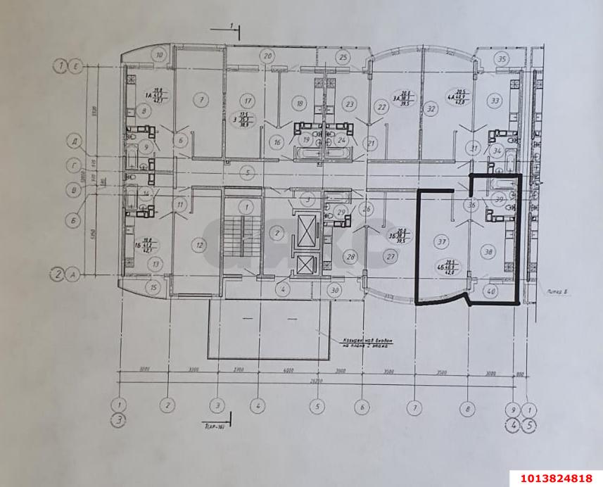Фото №6: 1-комнатная квартира 41 м² - Краснодар, жилой комплекс Кино, ул. Уральская, 100