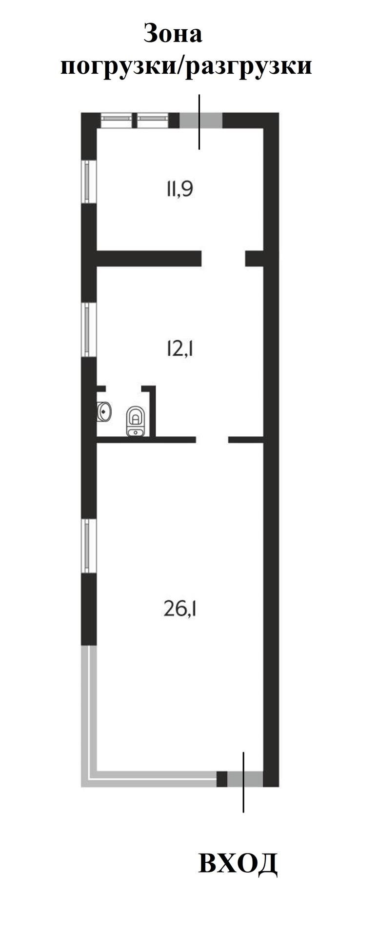 Фото №2: Коммерция 51 м² - Краснодар, Музыкальный, Прикубанский внутригородской округ, мкр. Завод Радиоизмерительных Приборов, ул. имени С.В. Рахманинова, 23