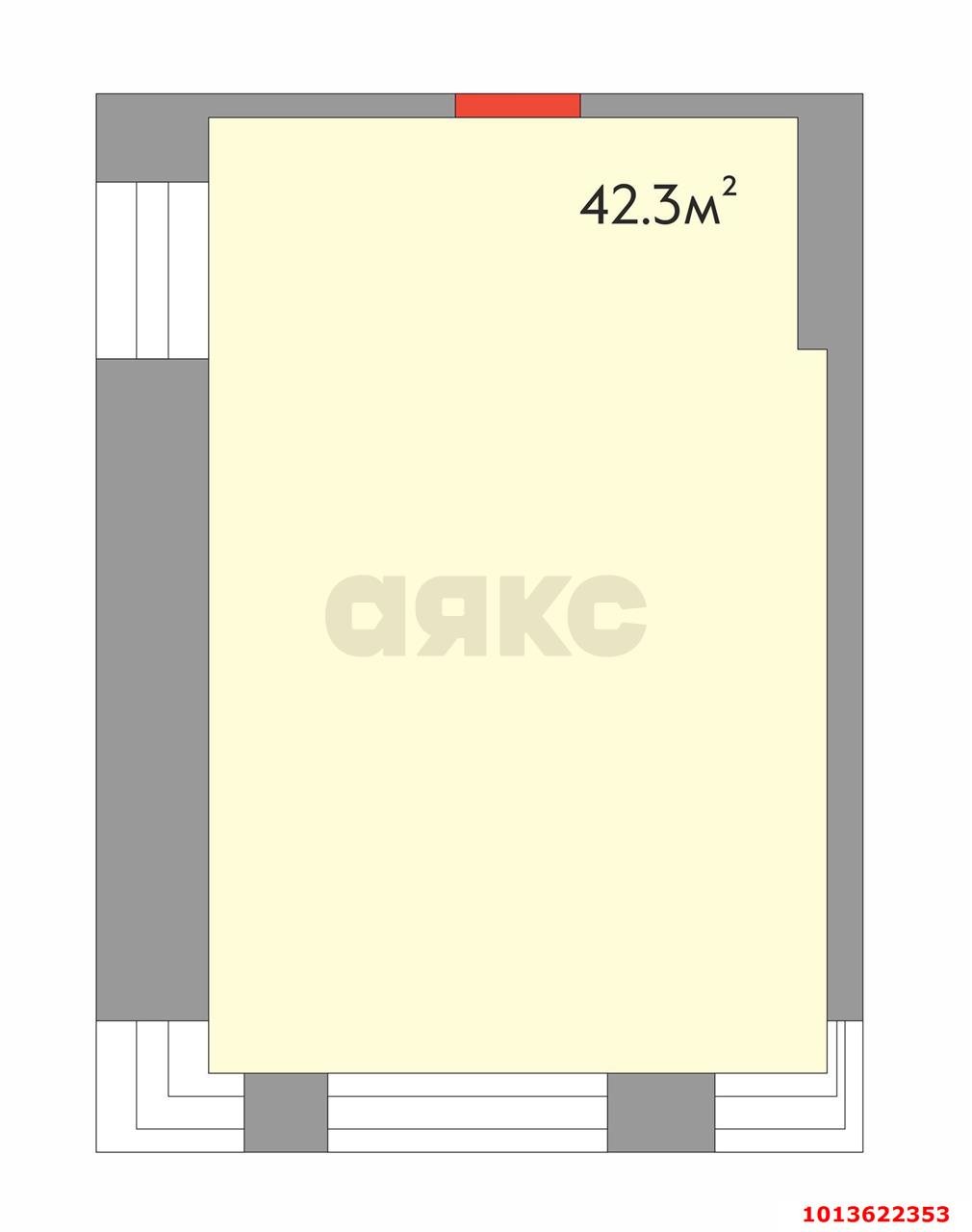 Фото №8: Офисное помещение 43 м² - Краснодар, жилой комплекс Радуга, ул. Евгении Жигуленко, 7к2