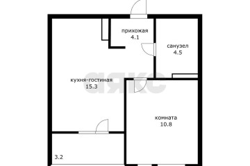 Фото №2: 1-комнатная квартира 36 м² - Краснодар, мкр. жилой комплекс Эрмитаж, ул. им. Мурата Ахеджака, 20