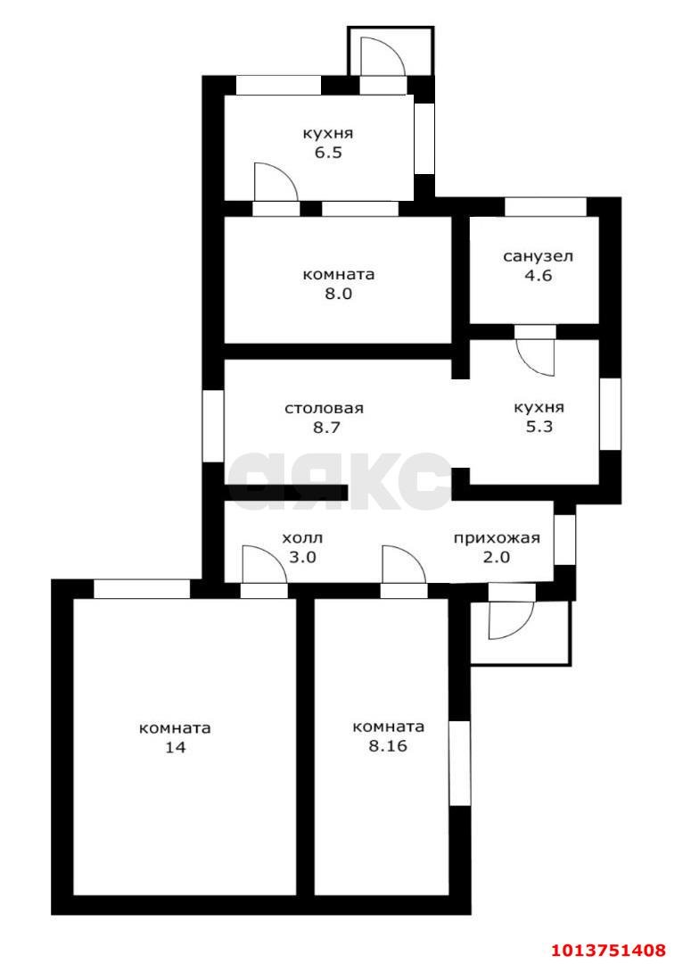 Фото №15: Часть дома 61 м² + 3 сот. - Краснодар, Пашковский, ул. Фадеева, 391