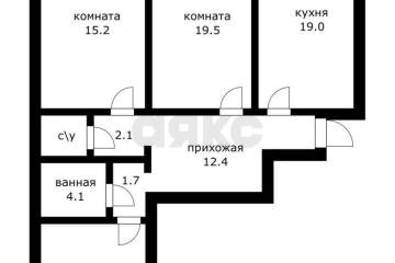 Фото №2: 3-комнатная квартира 95 м² - Краснодар, мкр. Микрохирургии глаза, ул. Академика Лукьяненко, 28