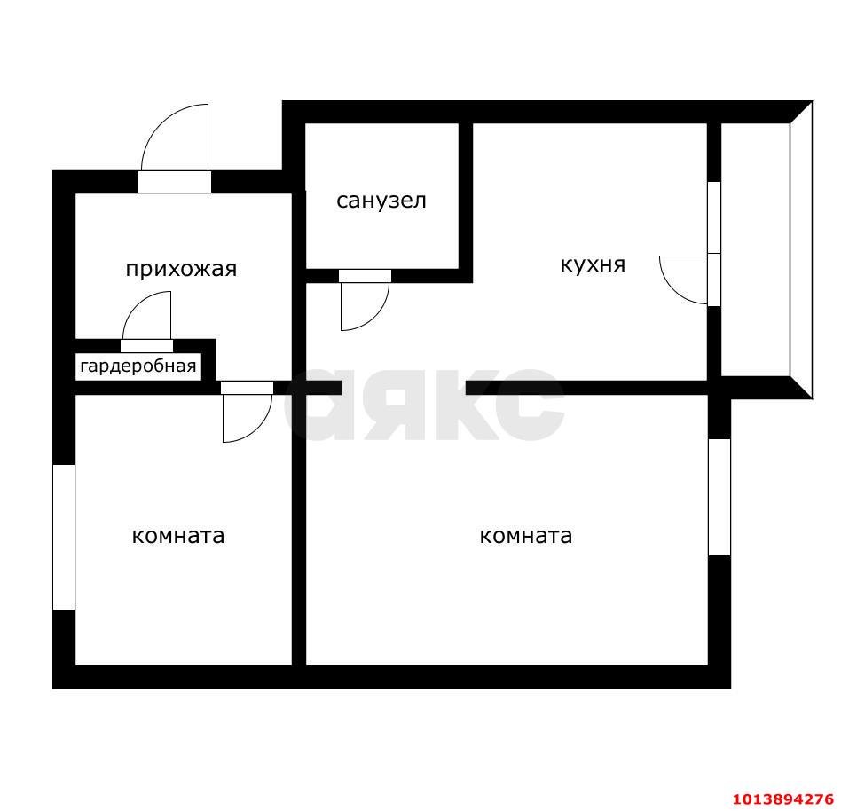Фото №11: 2-комнатная квартира 60 м² - Краснодар, Фестивальный, ул. Атарбекова, 5/1