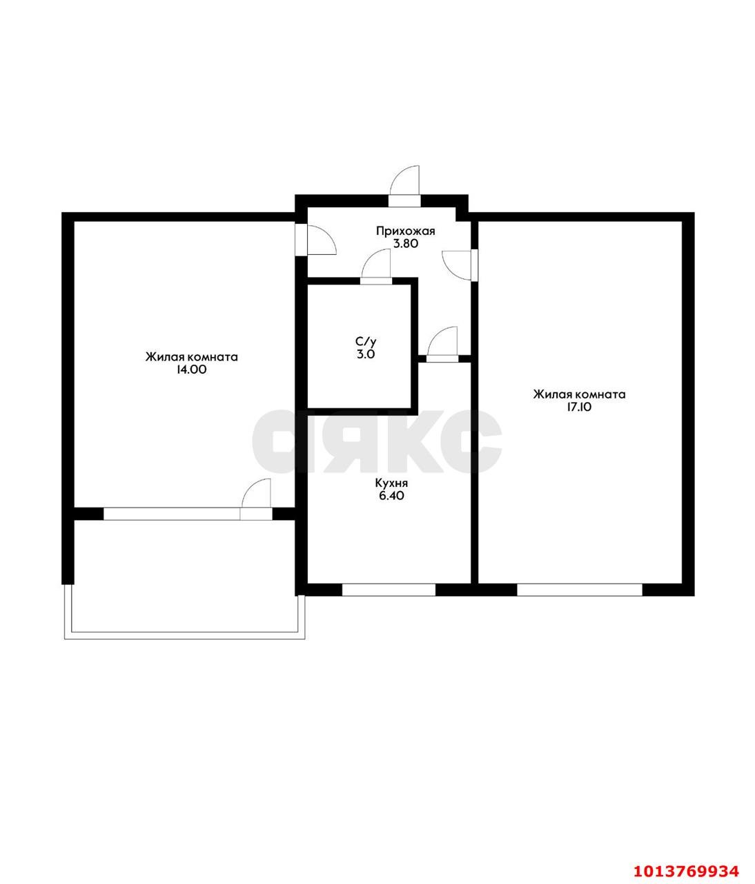 Фото №14: 2-комнатная квартира 49 м² - Краснодар, Западный внутригородской округ, ул. Красная, 149
