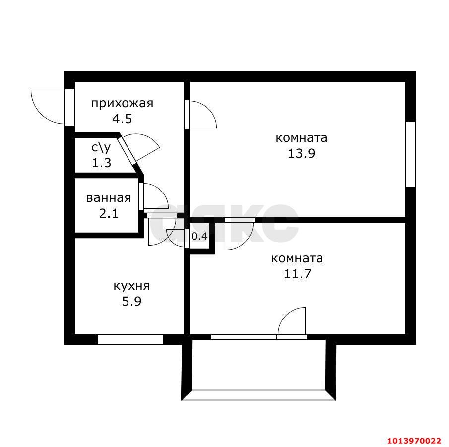 Фото №17: 2-комнатная квартира 40 м² - Краснодар, Хлопчато-бумажный Комбинат, ул. Таганрогская, 16