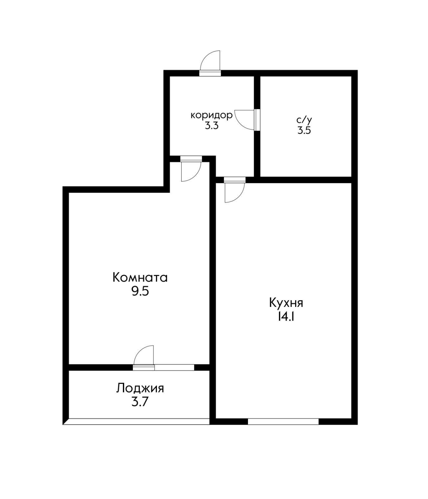 Фото №2: 1-комнатная квартира 38 м² - Краснодар, Молодёжный, мкр. Прикубанский внутригородской округ, ул. Дубравная, 1