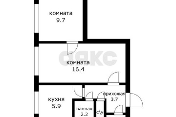 Фото №5: 2-комнатная квартира 39 м² - Краснодар, мкр. Фестивальный, ул. имени Тургенева, 153