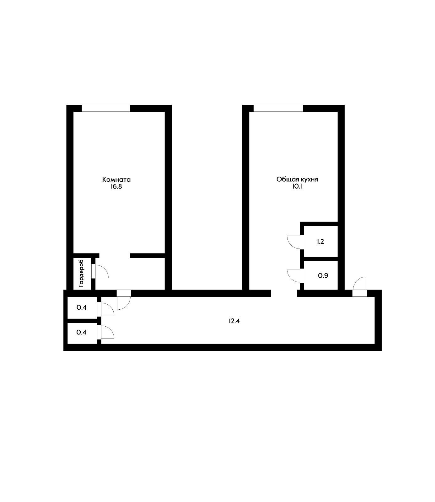 Фото №7: Комната 16 м² - Краснодар, ул. Авиагородок, 17