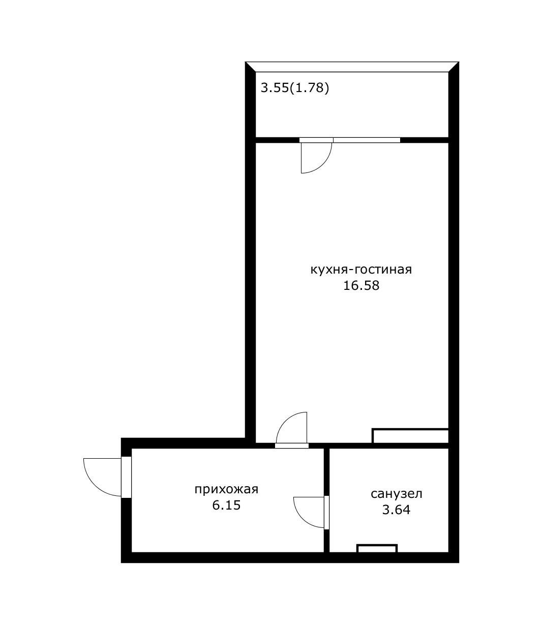 Фото №12: Студия 28 м² - Краснодар, ул. имени Героя Советского Союза Дмитрия Мирошниченко, 43