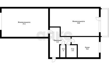 Фото №4: 2-комнатная квартира 47 м² - Краснодар, мкр. Фестивальный, ул. Яна Полуяна, 30