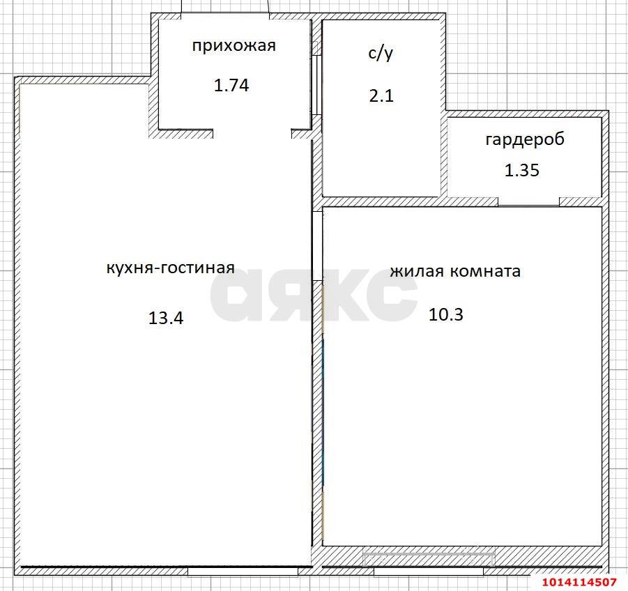 Фото №3: 1-комнатная квартира 31 м² - Краснодар, Горхутор, ул. Агрономическая, 2/5лит2