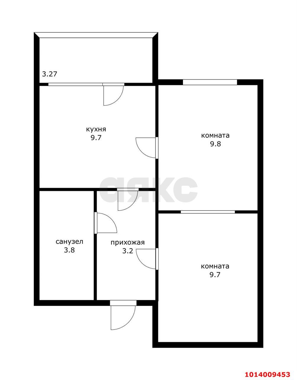 Фото №6: 1-комнатная квартира 36 м² - Краснодар, Музыкальный, ул. имени Сергея Есенина, 82
