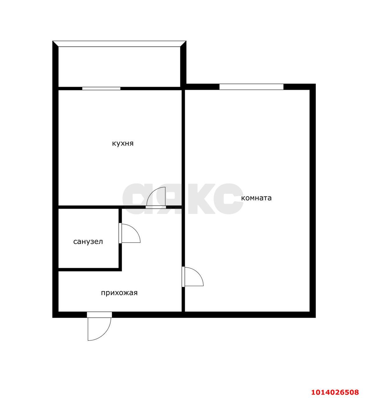 Фото №5: 1-комнатная квартира 39 м² - Краснодар, Музыкальный, ул. имени Дунаевского И.И., 5