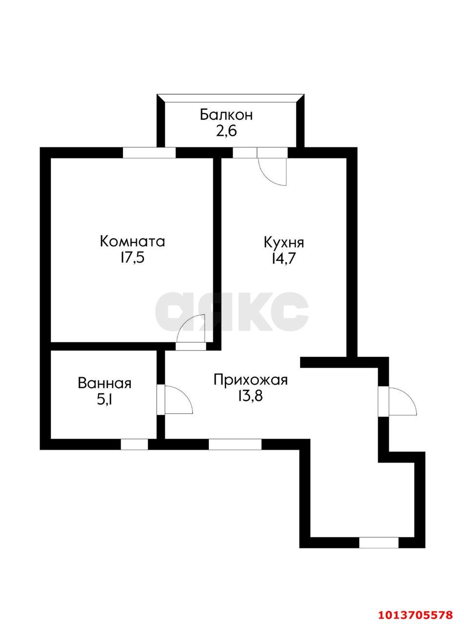 Фото №1: 2-комнатная квартира 51 м² - Энем, ул. Молодёжная, 40