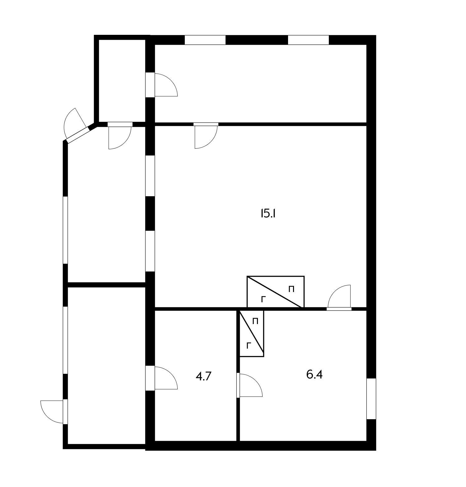 Фото №15: 2-комнатная квартира 40 м² - Краснодар, Западный внутригородской округ, мкр. Центральный, ул. Кирова, 30