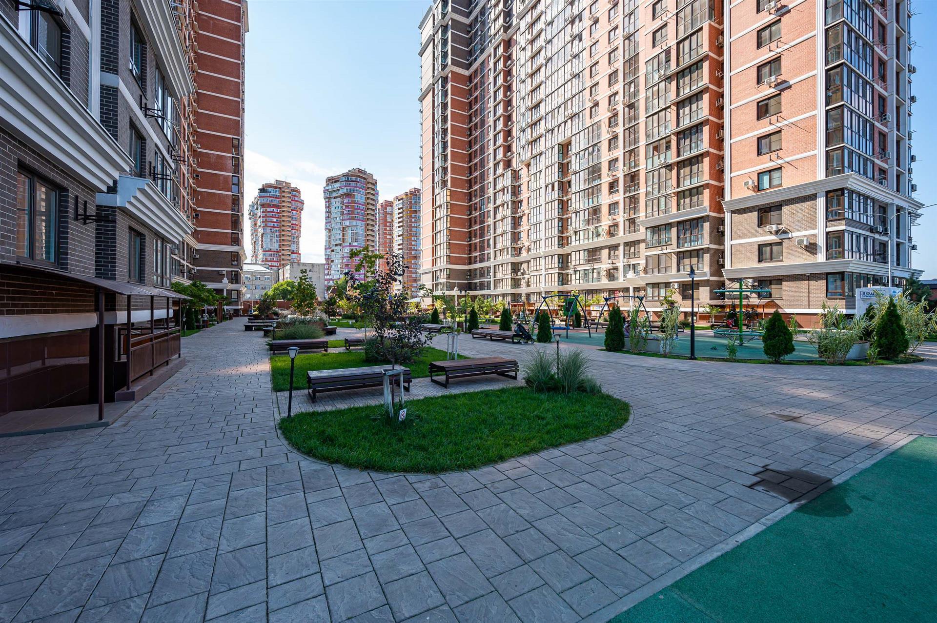 Фото №12: Студия 34 м² - Краснодар, Черёмушки, Центральный внутригородской округ, жилой комплекс Рекорд, мкр. Карасунский внутригородской округ, ул. Новороссийская, 90/2к2