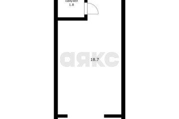 Фото №5: Студия 20 м² - Российский, мкр. Прикубанский внутригородской округ, ул. Шевкунова, 20