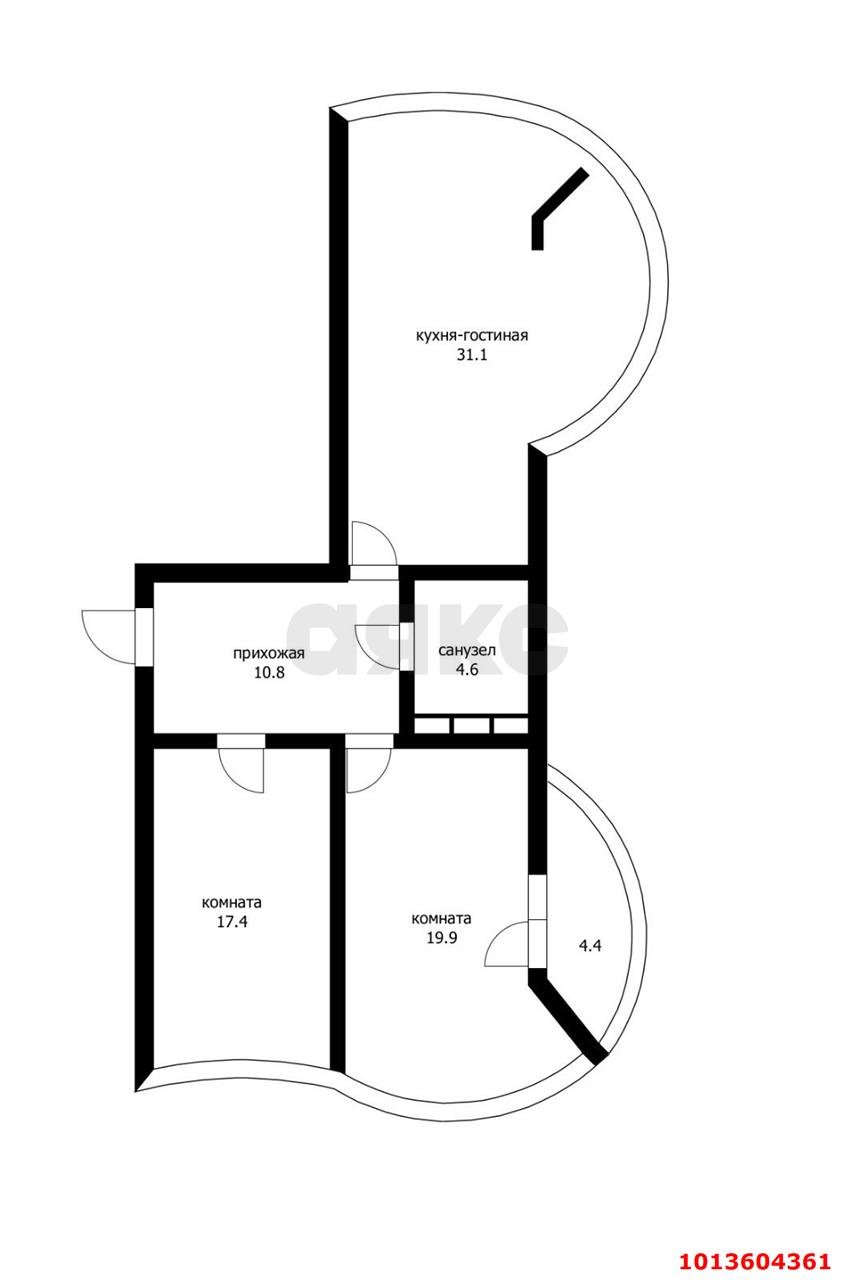 Фото №17: 3-комнатная квартира 83 м² - Краснодар, Краевая Клиническая Больница, ул. имени 40-летия Победы, 174