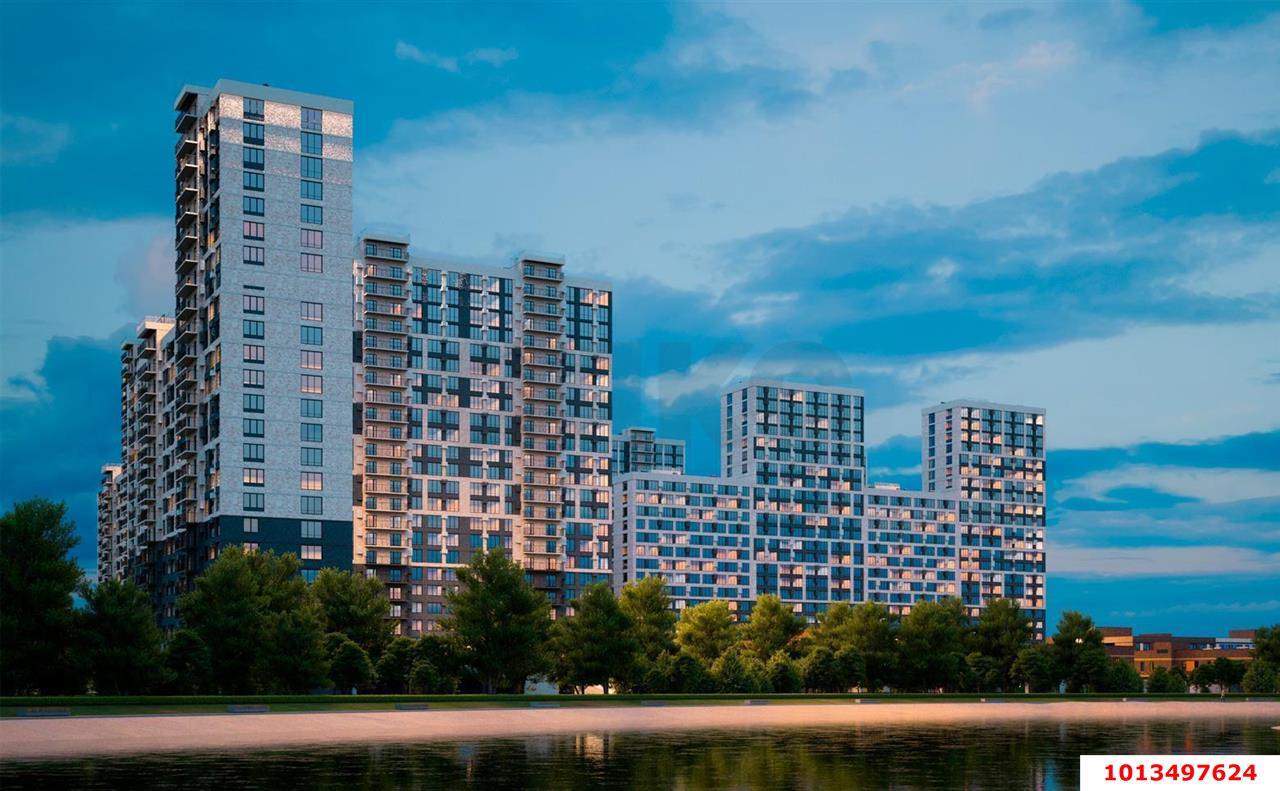 Фото №2: 1-комнатная квартира 43 м² - Краснодар, Черёмушки, ул. Обрывная, 132/1