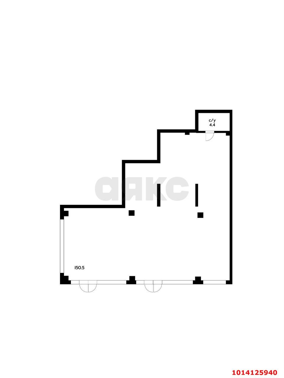 Фото №7: Торговое помещение 155 м² - Краснодар, жилой комплекс Самолёт-6, ул. Ивана Беличенко, 92к1