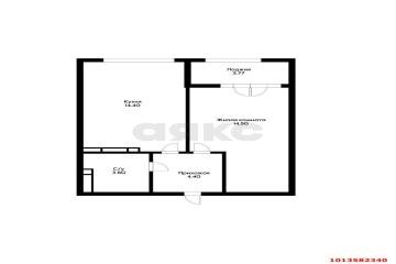 Фото №5: 1-комнатная квартира 39 м² - Краснодар, мкр. жилой комплекс Сердце, 