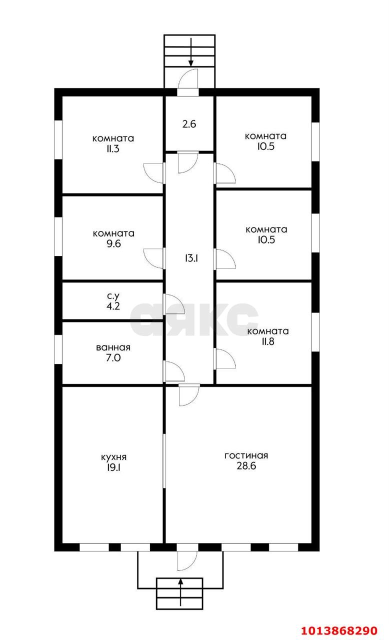 Фото №12: Дом 135 м² + 4 сот. - Яблоновский, ул. Фрунзе, 83