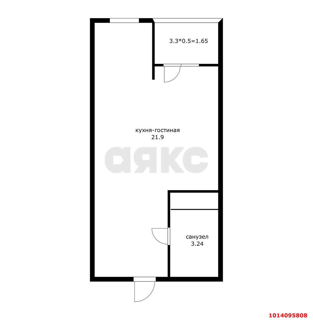 Фото №5: Студия 25 м² - Краснодар, жилой комплекс Славянка