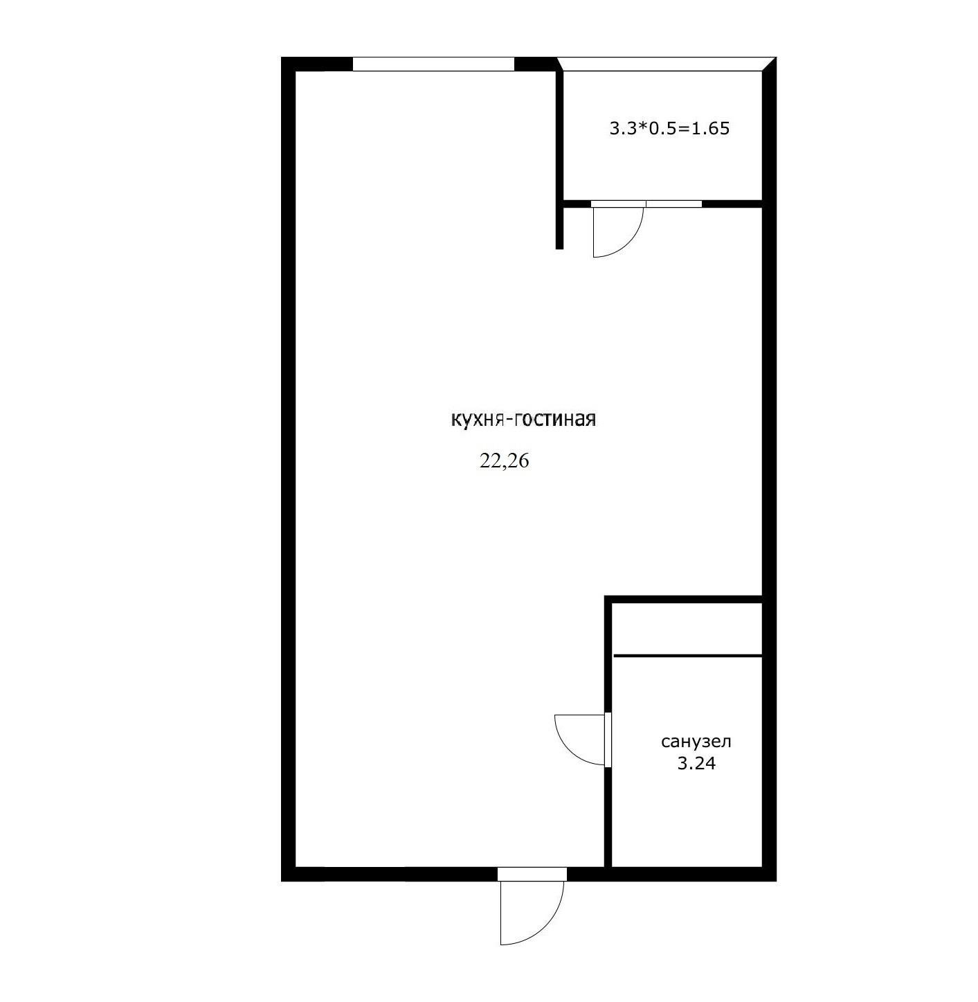 Фото №6: Студия 28 м² - Краснодар, Прикубанский внутригородской округ, ЖК Славянка, мкр. Славянский, ул. Заполярная, 39к6